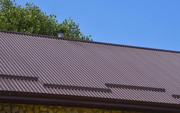 typical Moreton Corbet corrugated roof uses